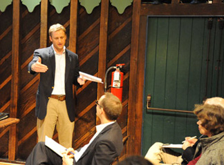 Parkmerced VP Seth Mullen addresses Council