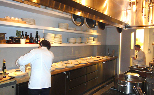 kitchen at Vitale Hotel
