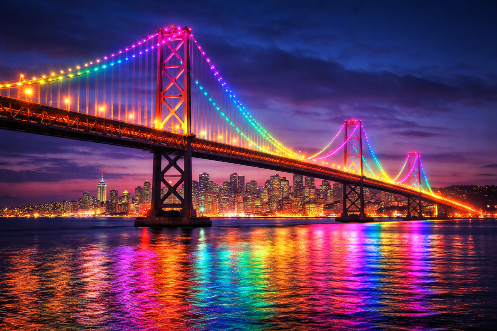 Bay Bridge Illuminated