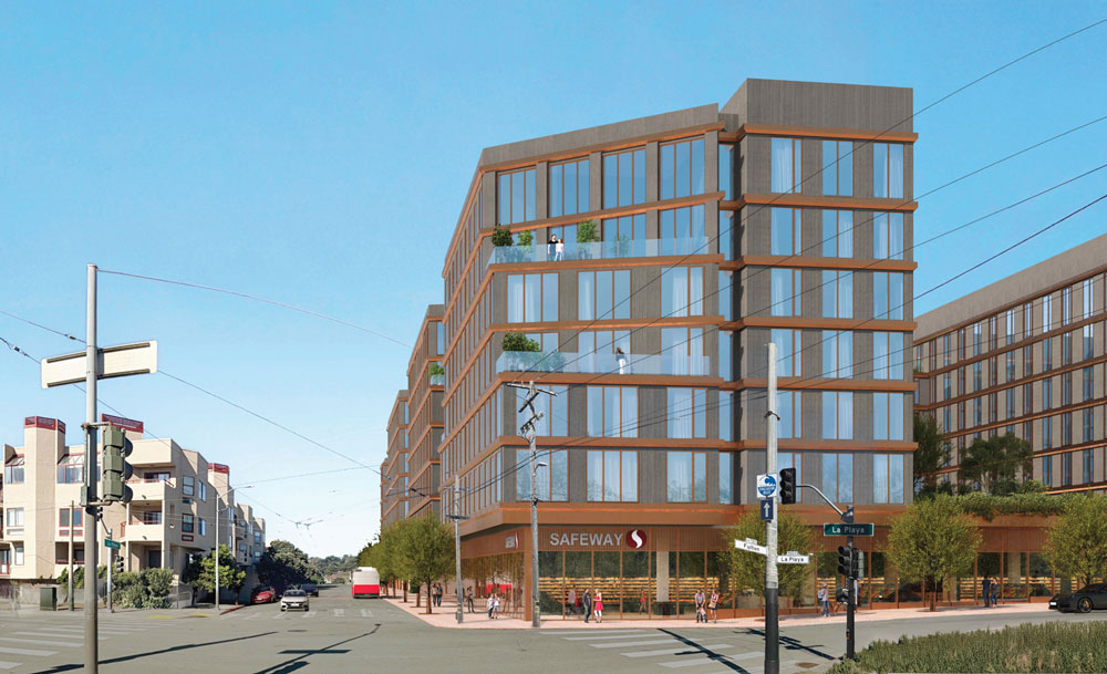 Beachside development illustration